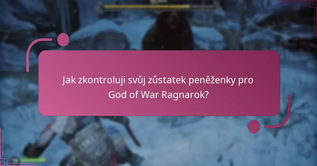 Jaká je aktuální cena God of War Ragnarok?
