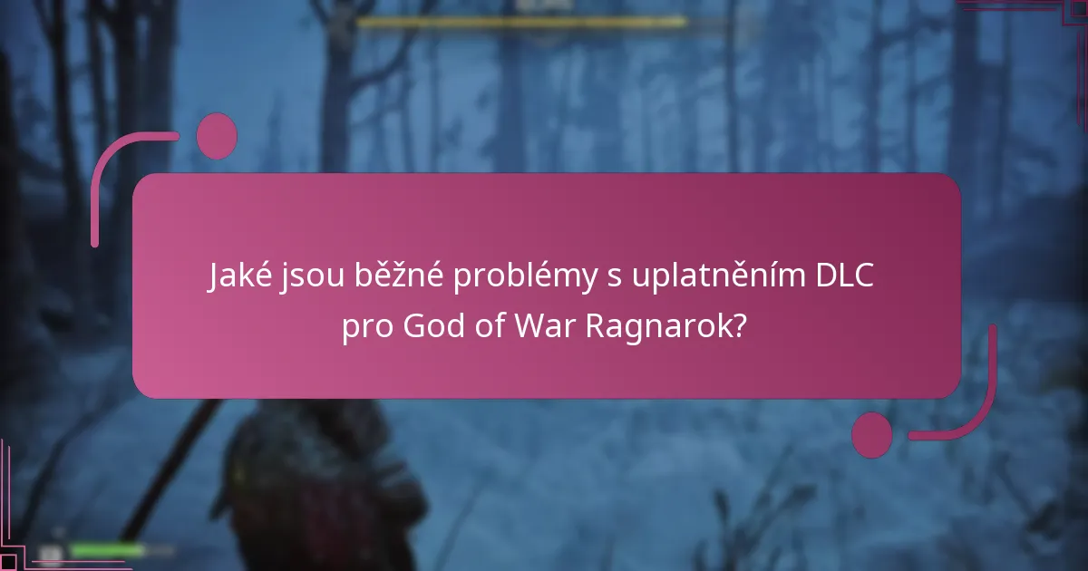Jaké kroky pro odstraňování potíží mohu podniknout při chybách uplatnění DLC?