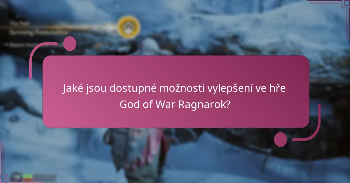 Jaké možnosti vylepšení jsou doporučovány pro různé herní styly?