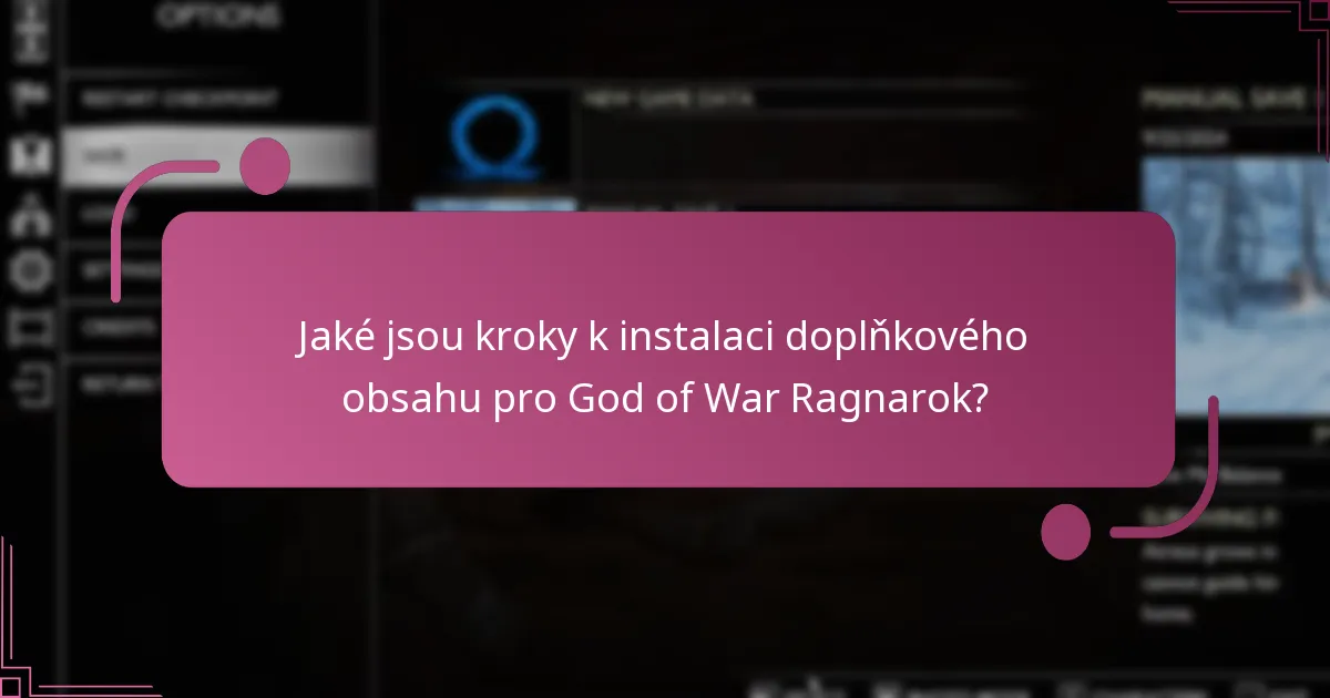 Co zahrnuje doplňkový obsah pro God of War Ragnarok?